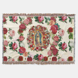 Manta Nuestra Señora de Guadalupe Rosas Potpourri