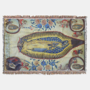 Manta Nuestra Señora de la Virgen Guadalupe María 1824