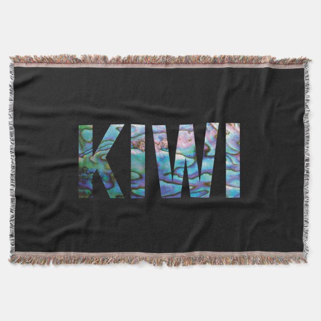 MANTA NUEVA ZELANDIA KIWI PAUA SIMPLE (Anverso)