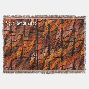 Manta Número 1 de tejido abstracto