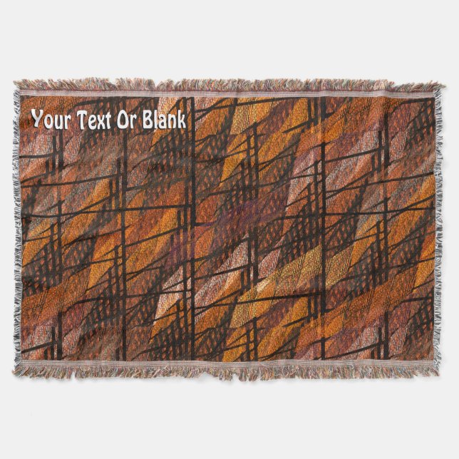 Manta Número 1 de tejido abstracto (Anverso)