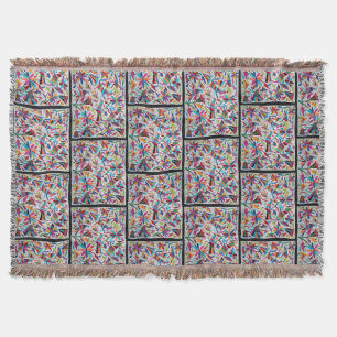 Manta Oaxaca México Boho étnico hispánico maya mexicano