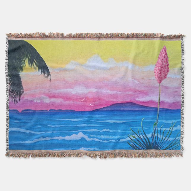 Manta Océano atardecer (Anverso)