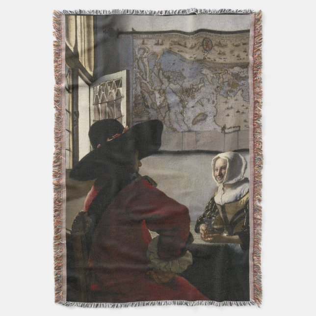 Manta Oficial y chica de risa de Juan Vermeer (Frente vertical)