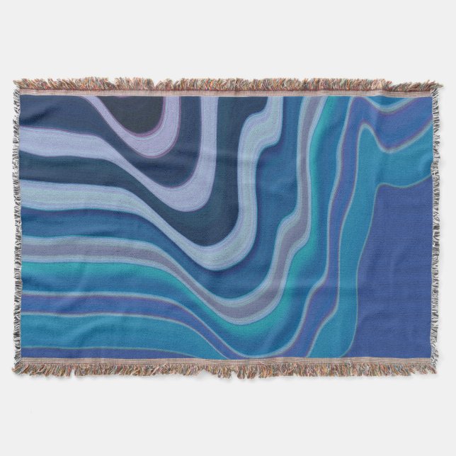 Manta Ola Azul (Anverso)