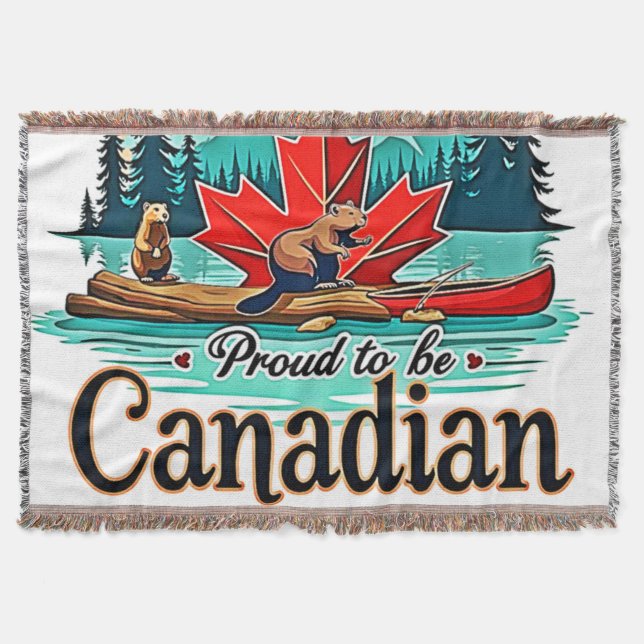 Manta Orgulloso de ser canadiense (Anverso)