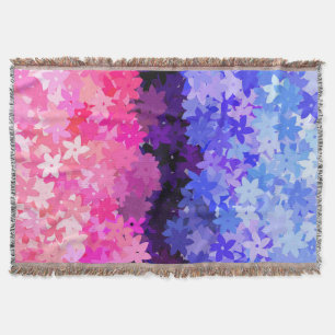Manta Orgulloso Floral Retro Quirky Boho Omnisexual