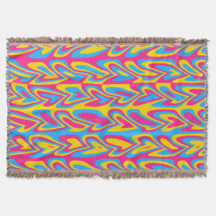 Manta Orgulloso Pansexual Groovy Trippy Squiggly Quirky
