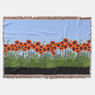 Manta Oriental Poppy Garden