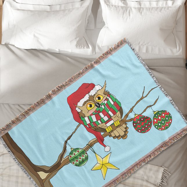 Manta Ornamentos de árbol de búho navidades (Subido por el creador)