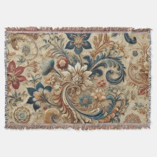 Manta Ornate Vintage Floral Brocade Pattern 2