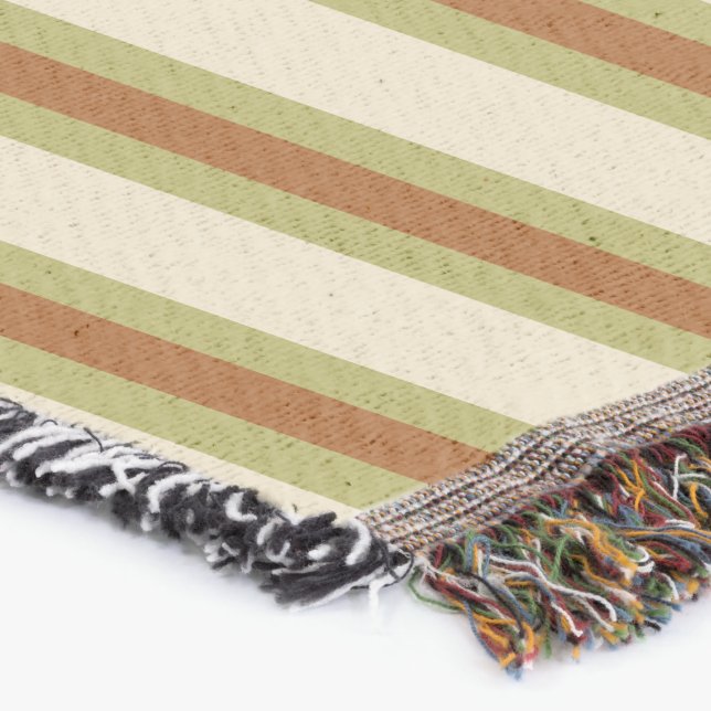 Manta Oro crema y verde (Esquina)