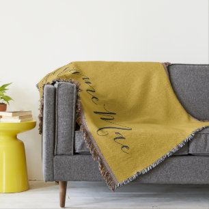 Manta Oro y gris personalizados de Moda moderna