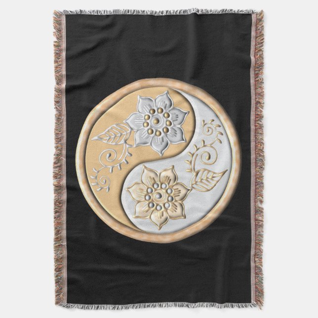 Manta Oro & Yin Yang de plata  (Frente vertical)