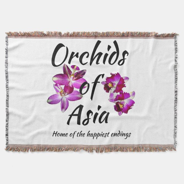 Manta Orquídeas de Asia (Anverso)