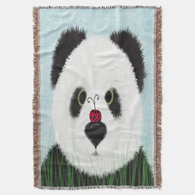 Manta Oso Panda Adorable (Frente vertical)