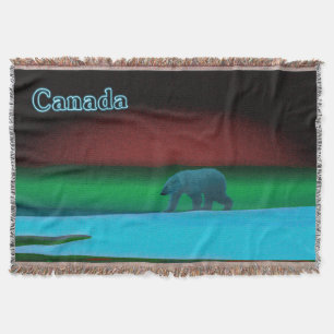 Manta Oso Polar de Luces Polares