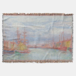 Manta Ostend Harbor de James Ensor (1900)