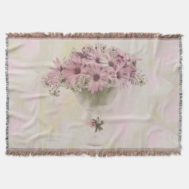 Manta Osteospernum rosa (Anverso)