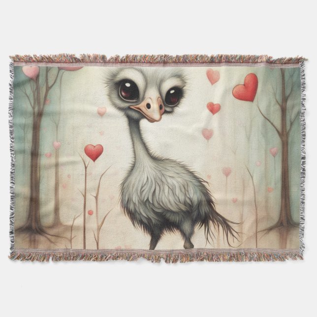 Manta Ostrich Amor 2 (Anverso)