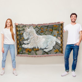 Manta Otoño deja a Westie en patio