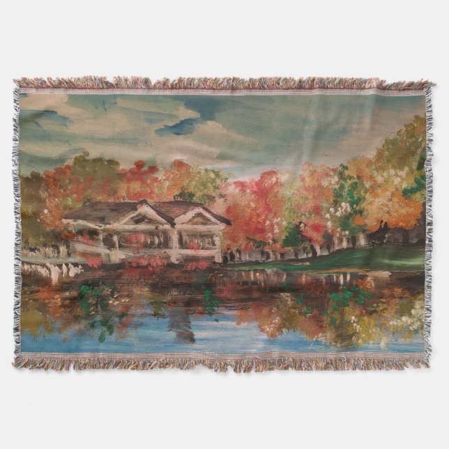 Manta Otoño junto al lago (Anverso)