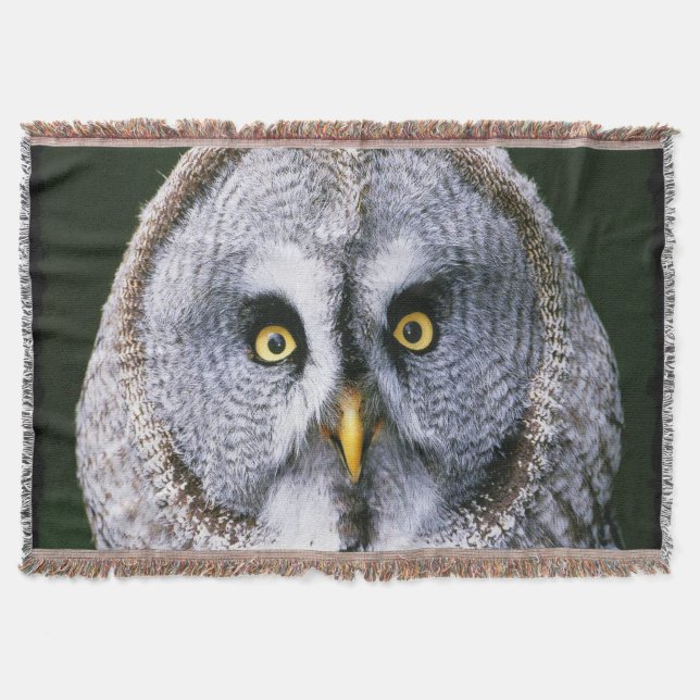 Manta Owl 2 Throw Blanket (Anverso)