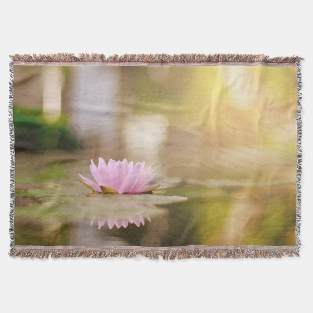 Manta Paisaje de Flor de Loto Staylish, Zen (Anverso)