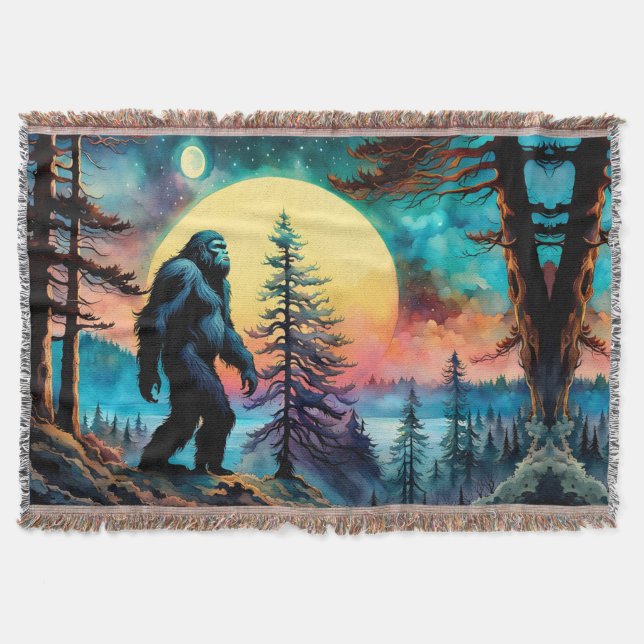 Manta Paisaje de Squatchin' Colorous Sasquatch (Anverso)