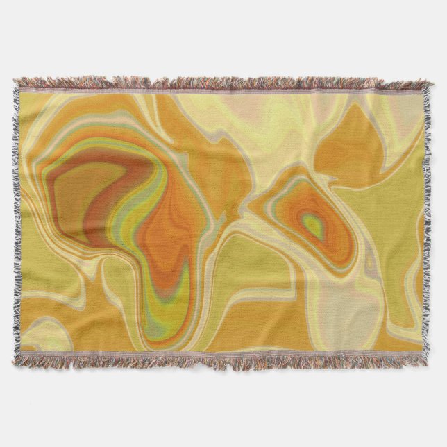 Manta Paisaje onírico en oro (Anverso)