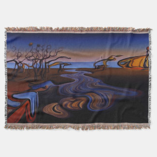 Manta Paisaje Surrealista de Río - Estilo Dali
