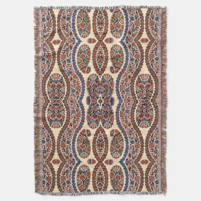 Manta Paisley Design #7 en SusieJayne (Frente vertical)