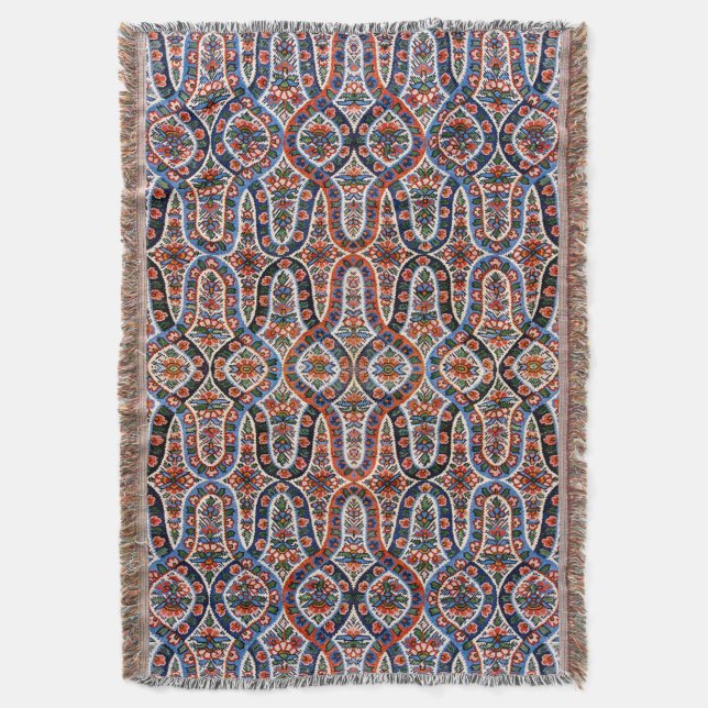 Manta Paisley Design #9 en SusieJayne (Frente vertical)