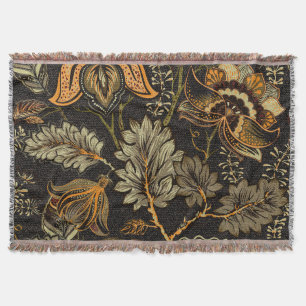 Manta Paisley floral india, patrón étnico sin fisuras.
