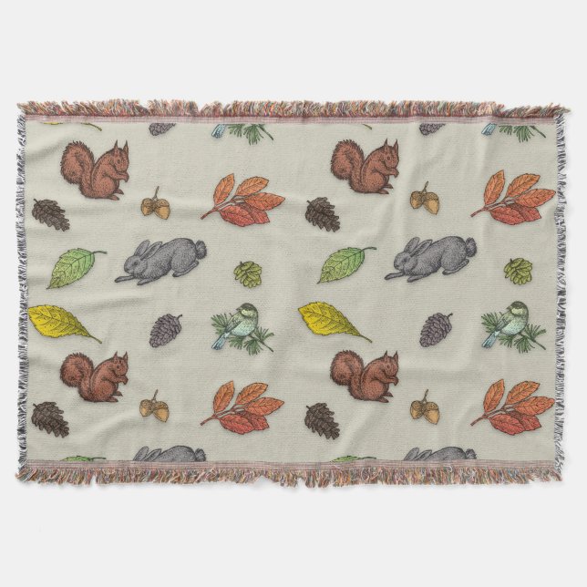 Manta Pajarera roja moderna (Anverso)