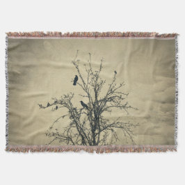 Manta Pájaros en el árbol   -    