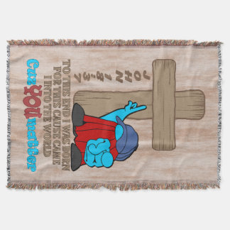 Manta Palabras Inspiradoras de la Cruz de Cristo Rufus