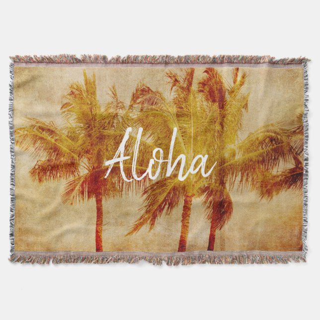 Manta Palm Tree Vintage (Anverso)