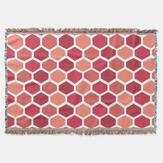 Manta Panal en Rojos (Anverso)