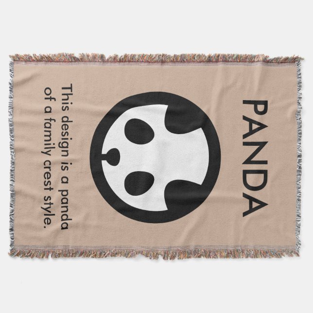 Manta Panda en círculo (Anverso)