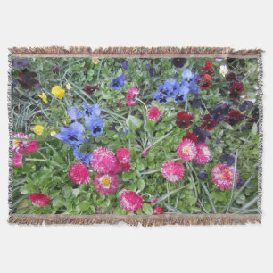 Manta Pansies y dias