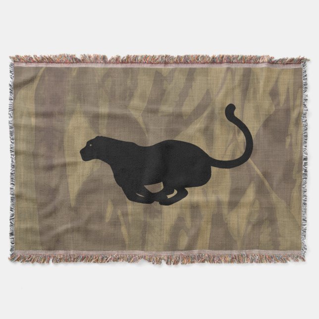Manta Panther Throw Blanket (Anverso)