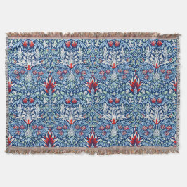 Manta Papel pintado floral Morris Navy Blue Snakeshead