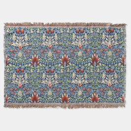Manta Papel pintado floral Morris Navy Blue Snakeshead