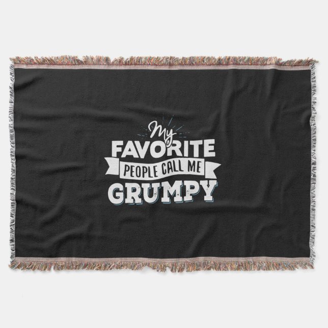 Manta Papi Regalo Mi Gente Favorita Me Llama Grumpy (Anverso)