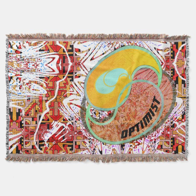 Manta Paquete Optimista de Patrón Moderno (Anverso)