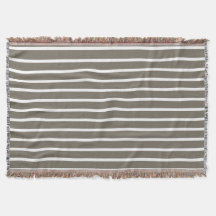 Para comodidad moderna – rayas taupe y blanco