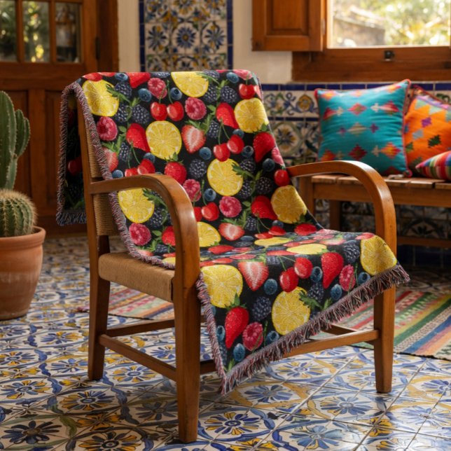 Manta para lanzar de frutas Bright & Bold (Subido por el creador)