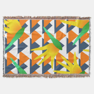 Manta Paraíso Africano Floral Moderno Minimalista