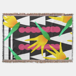 Manta Paraiso Africano Floral Moderno Minimalista